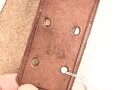 Lederne Feldbinde für Staats- oder Privatforst III.Reich.. Gesamtlänge 106cm