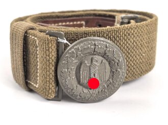 Afrikakorps, Feldbinde für Offiziere des Heeres. Guter Zustand, datiert 1941, Gesamtlänge 102cm