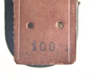 Afrikakorps, Feldbinde für Offiziere des Heeres. Guter Zustand, datiert 1941, Gesamtlänge 102cm