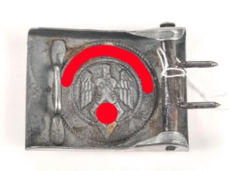 Koppelschloss für Angehörige der Hitlerjugend. Eisen, RZM 4/ 79