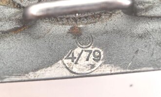 Koppelschloss für Angehörige der Hitlerjugend. Eisen, RZM 4/ 79