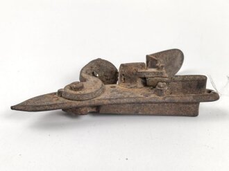 Teil einer Steinschlosspistole. Ohne Bezeichnung, Gesamtlänge  17,5cm
