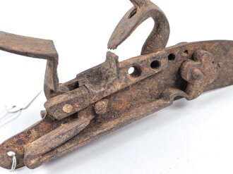Teil einer Steinschlosspistole. Ohne Bezeichnung, Gesamtlänge  17,5cm
