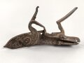 Teil einer Steinschlosspistole. Ohne Bezeichnung, Gesamtlänge  17,5cm