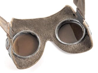 Faltbrille Wehrmacht, getönte Gläser, "RLM" Stempel