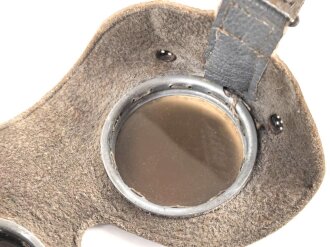 Faltbrille Wehrmacht, getönte Gläser, "RLM" Stempel