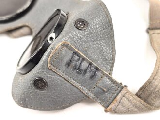 Faltbrille Wehrmacht, getönte Gläser, "RLM" Stempel