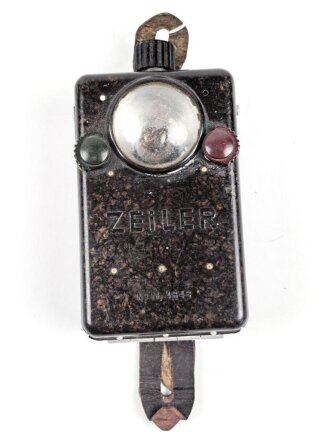 Taschenlampe aus Pressmasse "Zeiler No.M. 4848" Anknöpflasche aus Ersatzmaterial  , Funktion nicht geprüft