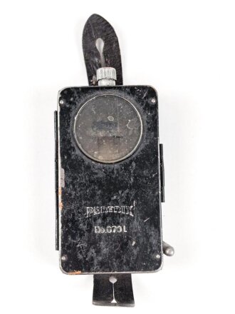 Luftschutz Taschenlampe "PERTRIX No. 679L". Originallack, Funktion nicht geprüft