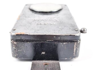 Luftschutz Taschenlampe "PERTRIX No. 679L". Originallack, Funktion nicht geprüft