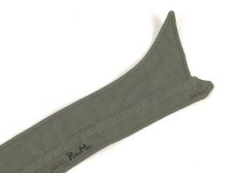 Kragen zum Anknöpfen für ein Wehrmachtshemd. Gemessen vom jeweils äusseren Ende Knopfloch 39,5cm