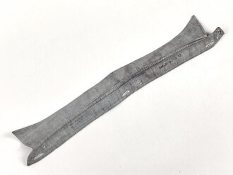 Luftwaffe, Kragen zum Anknöpfen für das graumelierte Dienst Hemd. Gemessen vom jeweils äusseren Ende Knopfloch 42cm