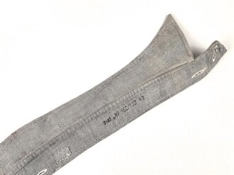 Luftwaffe, Kragen zum Anknöpfen für das graumelierte Dienst Hemd. Gemessen vom jeweils äusseren Ende Knopfloch 42cm