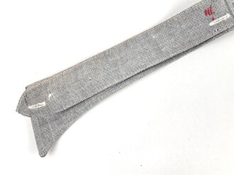 Luftwaffe, Kragen zum Anknöpfen für das graumelierte Dienst Hemd. Gemessen vom jeweils äusseren Ende Knopfloch 40cm