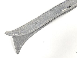 Luftwaffe, Kragen zum Anknöpfen für das graumelierte Dienst Hemd. Gemessen vom jeweils äusseren Ende Knopfloch 37cm