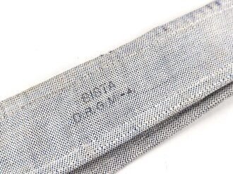 Luftwaffe, Kragen zum Anknöpfen für das graumelierte Dienst Hemd. Gemessen vom jeweils äusseren Ende Knopfloch 37cm