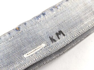 Luftwaffe, Kragen zum Anknöpfen für das graumelierte Dienst Hemd. Gemessen vom jeweils äusseren Ende Knopfloch 37cm