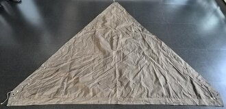 Reichsarbeitsdienst Zeltbahn datiert 1937. Gebraucht, guter Gesamtzustand, "Arbeitsmann Bopp"