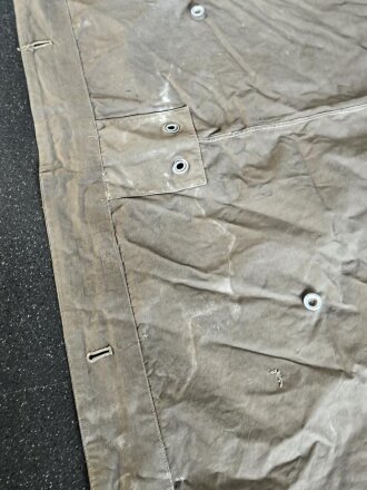 Reichsarbeitsdienst Zeltbahn datiert 1937. Gebraucht, guter Gesamtzustand, "Arbeitsmann Bopp"