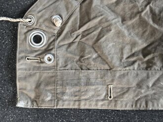 Reichsarbeitsdienst Zeltbahn datiert 1937. Gebraucht, guter Gesamtzustand, "Arbeitsmann Bopp"