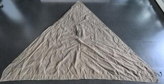 Reichsarbeitsdienst Zeltbahn datiert 1937. Gebraucht, guter Gesamtzustand, "Arbeitsmann Bopp"