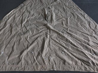 Reichsarbeitsdienst Zeltbahn datiert 1937. Gebraucht, guter Gesamtzustand, "Arbeitsmann Bopp"