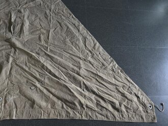 Reichsarbeitsdienst Zeltbahn datiert 1937. Gebraucht, guter Gesamtzustand, "Arbeitsmann Bopp"