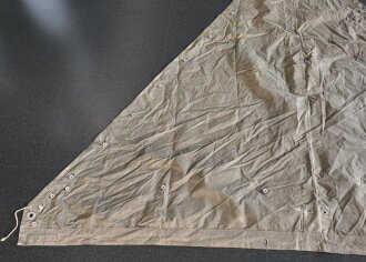 Reichsarbeitsdienst Zeltbahn datiert 1937. Gebraucht, guter Gesamtzustand, "Arbeitsmann Bopp"