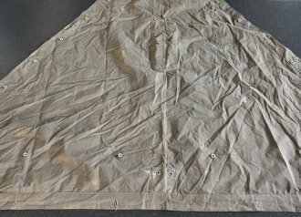 Reichsarbeitsdienst Zeltbahn datiert 1937. Gebraucht, guter Gesamtzustand, "Arbeitsmann Bopp"