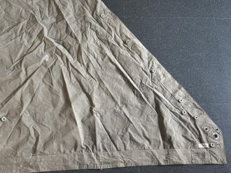 Reichsarbeitsdienst Zeltbahn datiert 1937. Gebraucht, guter Gesamtzustand, "Arbeitsmann Bopp"