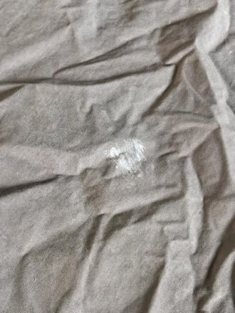 Reichsarbeitsdienst Zeltbahn datiert 1937. Gebraucht, guter Gesamtzustand, "Arbeitsmann Bopp"