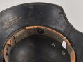 Stahlhelm Luftschutz , Originallack und Abzeichen, Innenfutter defekt