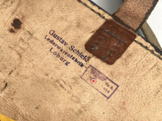 Satz Gaswarnfähnchen Wehrmacht. 15 Fähnchen in Hülle aus Ersatzmaterial , ungereinigt