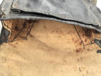 Satz Gaswarnfähnchen Wehrmacht. 15 Fähnchen in Hülle aus Ersatzmaterial , ungereinigt