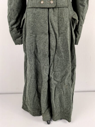 Schwerer Wintermantel für Angehörige des Heeres, Modell 1936. Getragenes Kammerstück von 1939, ungereinigt