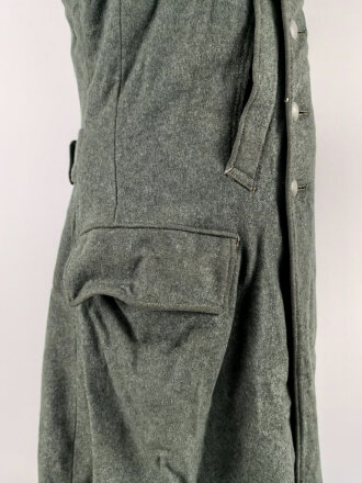 Schwerer Wintermantel für Angehörige des Heeres, Modell 1936. Getragenes Kammerstück von 1939, ungereinigt