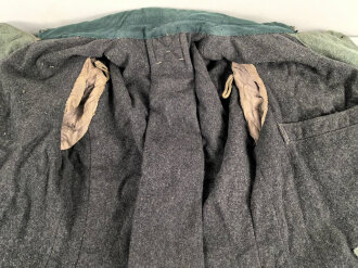 Schwerer Wintermantel für Angehörige des Heeres, Modell 1936. Getragenes Kammerstück von 1939, ungereinigt