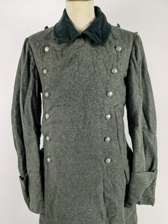 Schwerer Wintermantel für Angehörige des Heeres, Modell 1936. Getragenes Kammerstück von 1939, ungereinigt