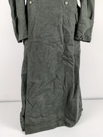 Schwerer Wintermantel für Angehörige des Heeres, Modell 1936. Getragenes Kammerstück von 1939, ungereinigt
