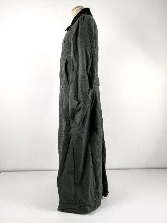 Schwerer Wintermantel für Angehörige des Heeres, Modell 1936. Getragenes Kammerstück von 1939, ungereinigt