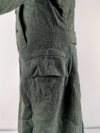Schwerer Wintermantel für Angehörige des Heeres, Modell 1936. Getragenes Kammerstück von 1939, ungereinigt