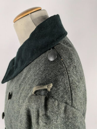 Schwerer Wintermantel für Angehörige des Heeres, Modell 1936. Getragenes Kammerstück von 1939, ungereinigt