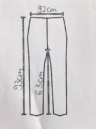 Schwarze Stiefelhose, wohl für einen Angehörigen des NSKK. Eigentumstück in gutem Gesamtzustand