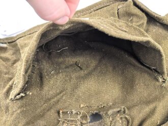 Tasche für einen A-Rahmen der Wehrmacht. Ungereinigt, defekt