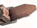 Stahlhelm Kinnriemen Wehrmacht, neuzeitliche Fertigung. Ungereinigt