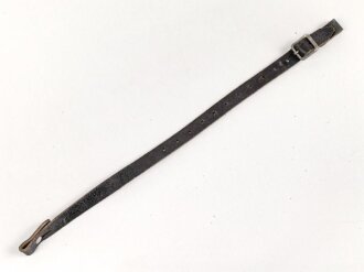 Stahlhelm Kinnriemen Wehrmacht, neuzeitliche Fertigung. Ungereinigt