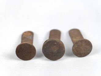 1. Weltkrieg, Satz Stahlhelm Nieten, neuzeitliche...