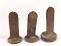 1. Weltkrieg, Satz Stahlhelm Nieten, neuzeitliche Fertigung, angerostet