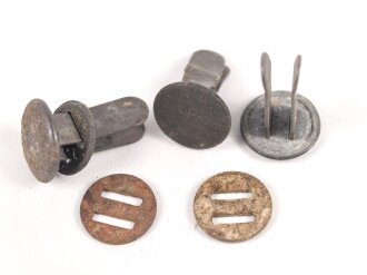 Satz Nieten für Stahlhelm der Wehrmacht