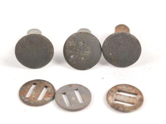 Satz Nieten für Stahlhelm der Wehrmacht